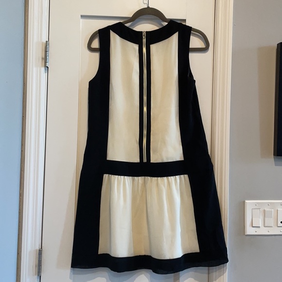 Ted Baker (TB size 3/US10-12) Imogene drop waist color block dress - Picture 2 of 9